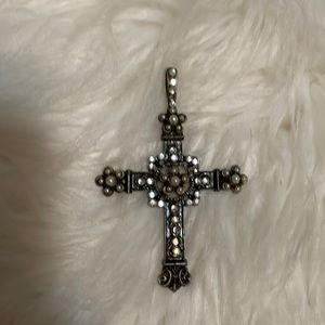 Cross with rhinestones